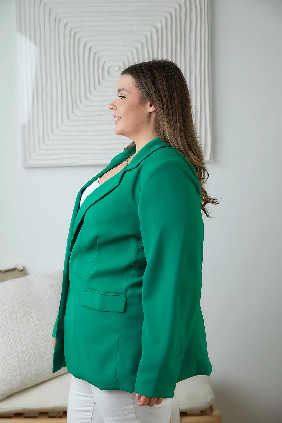 Money Green Business Blazer