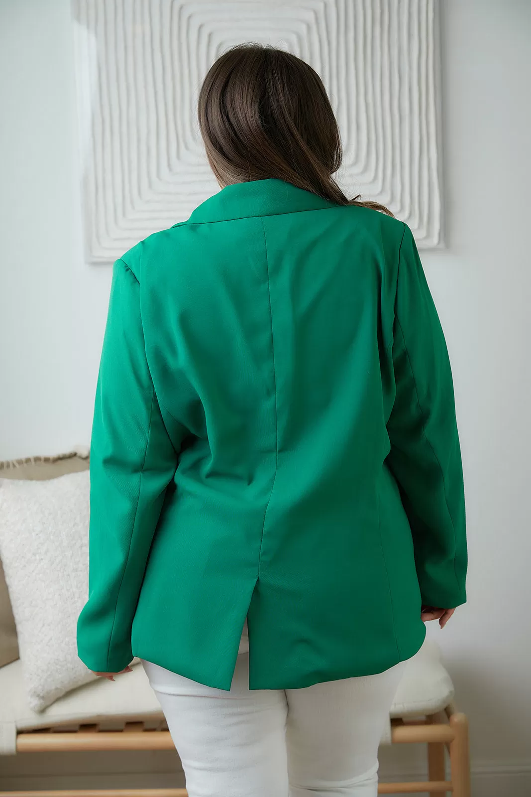 Money Green Business Blazer