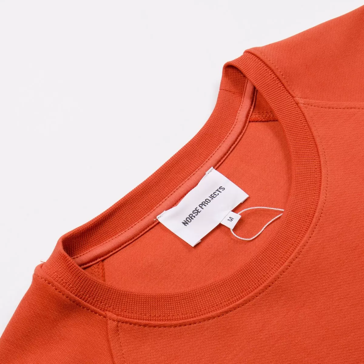 Norse Projects - Vorm Summer Interlock Sweatshirt - Burned Red