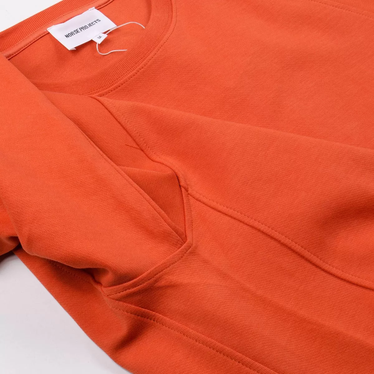 Norse Projects - Vorm Summer Interlock Sweatshirt - Burned Red