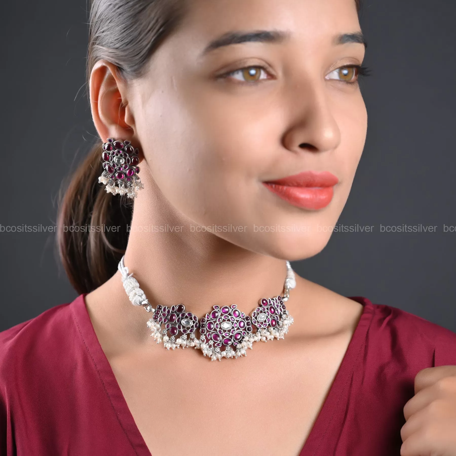 Oxidized Choker - 1224