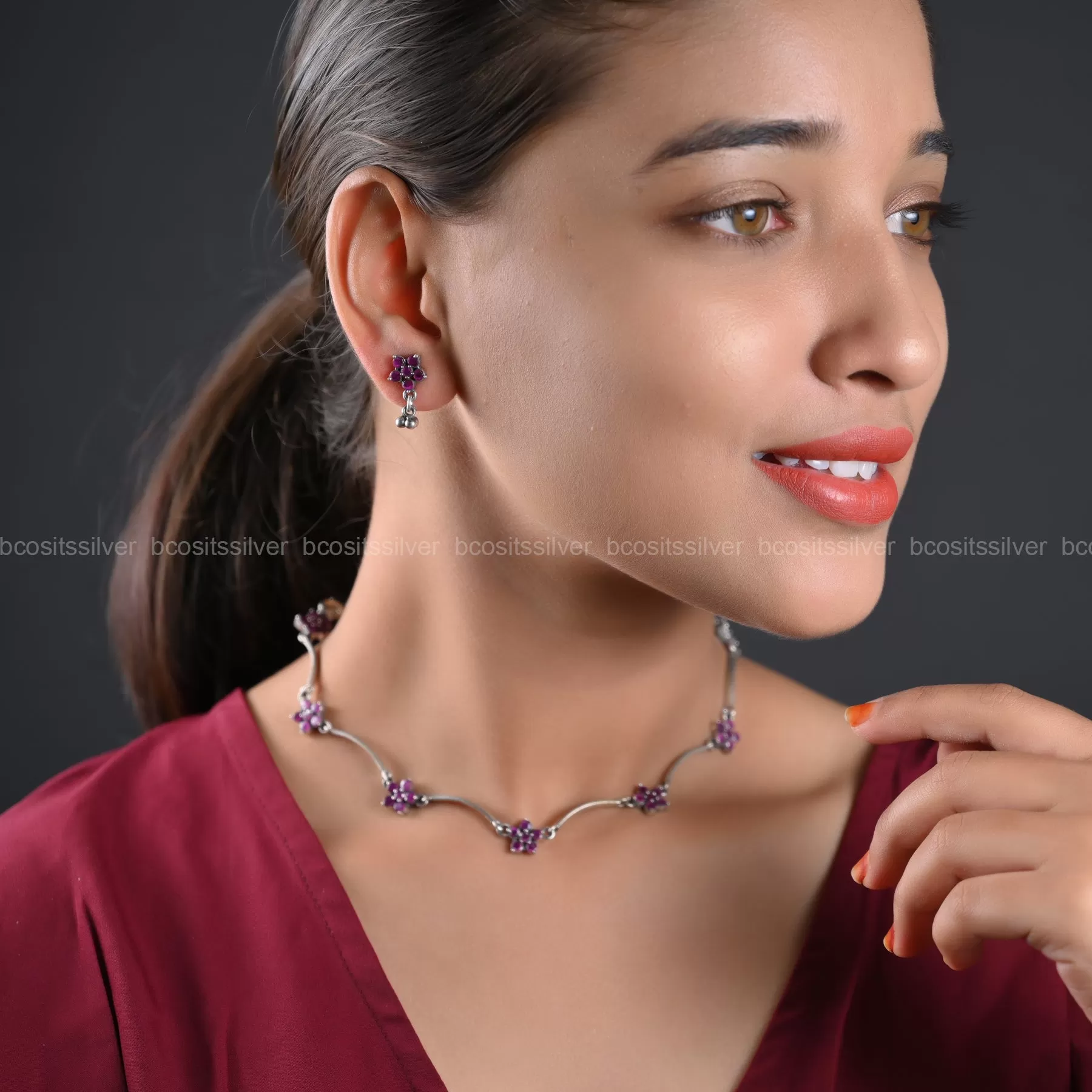 Oxidized Neckpiece - 1250