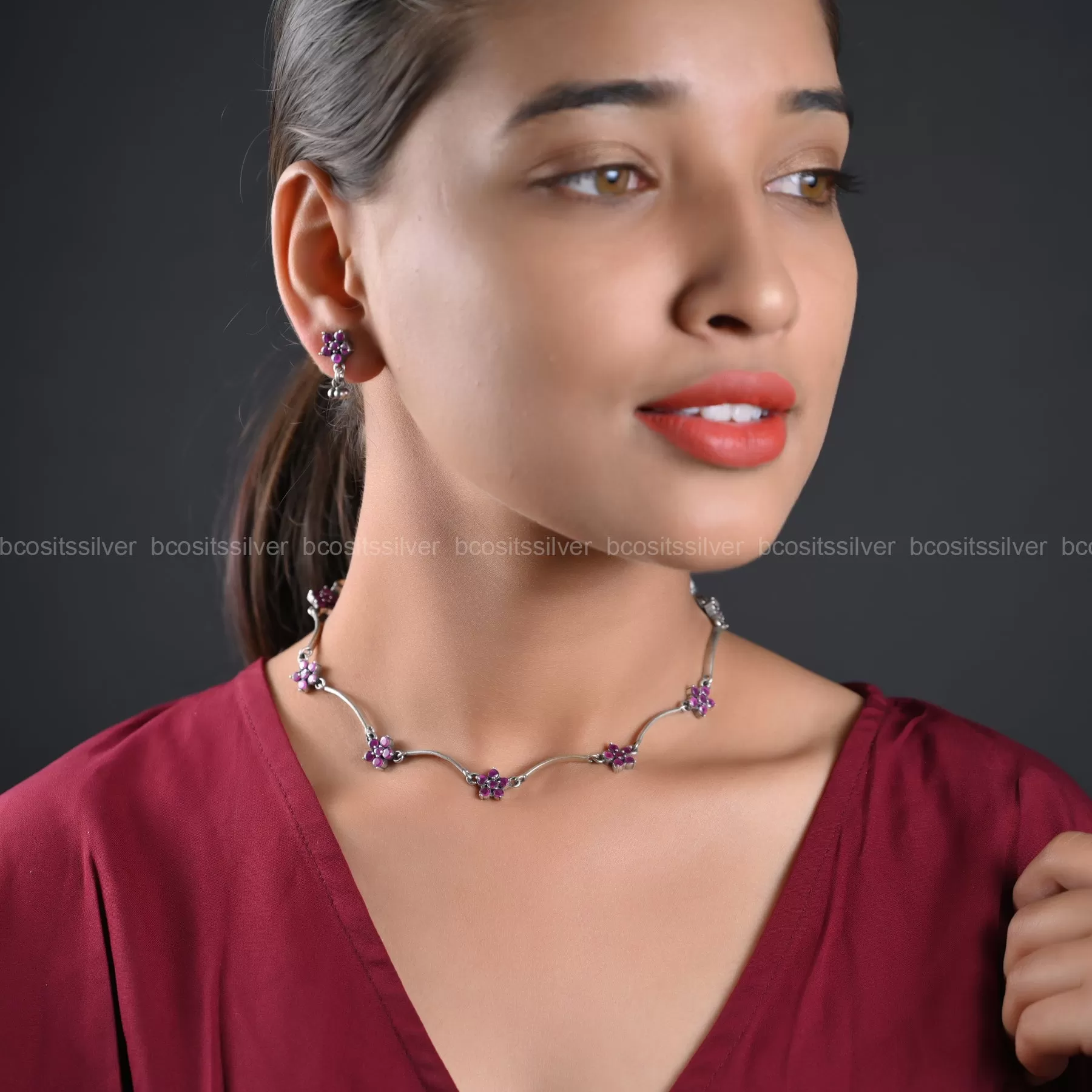 Oxidized Neckpiece - 1250