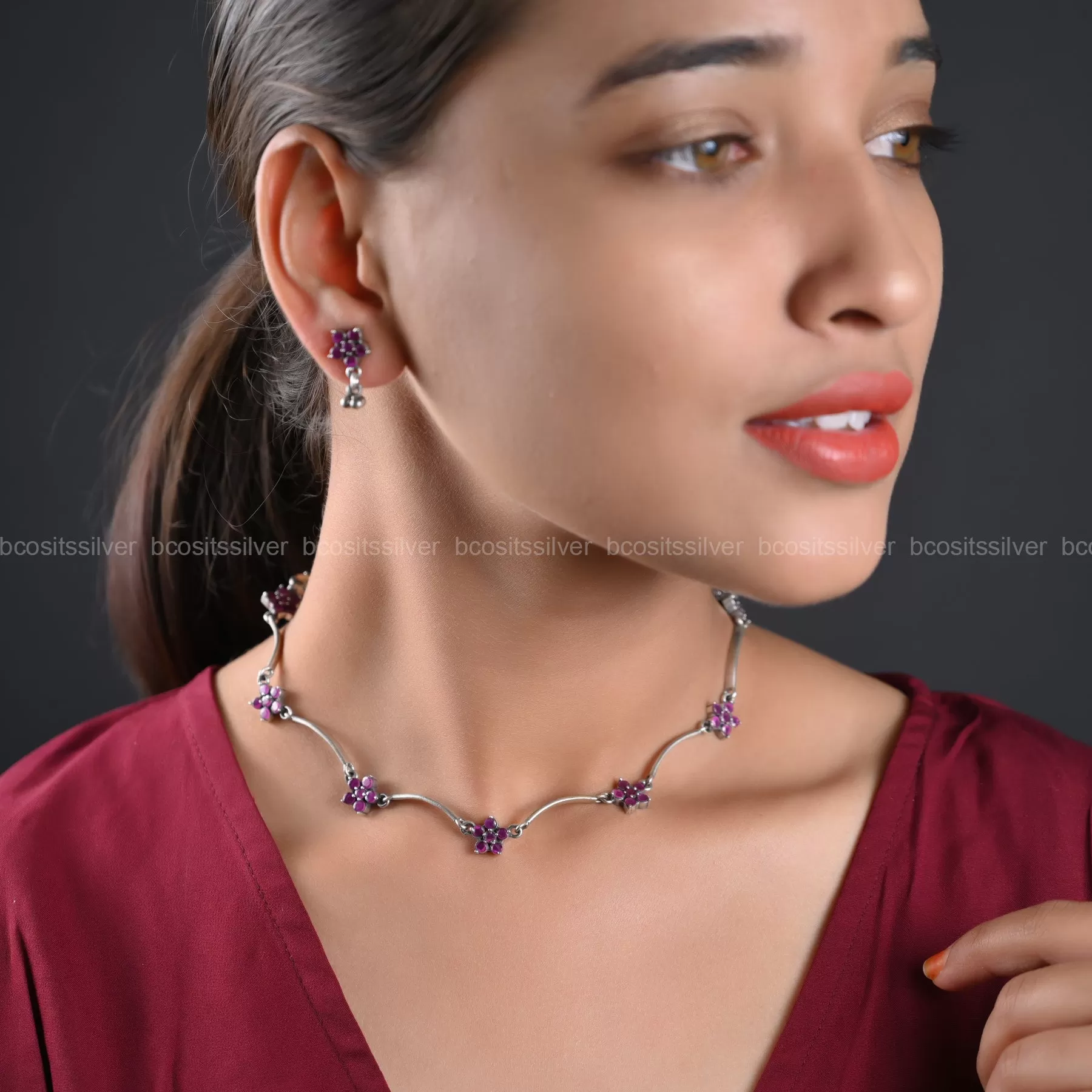 Oxidized Neckpiece - 1250