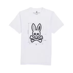 Psycho Bunny Depoe Graphic Tee - White