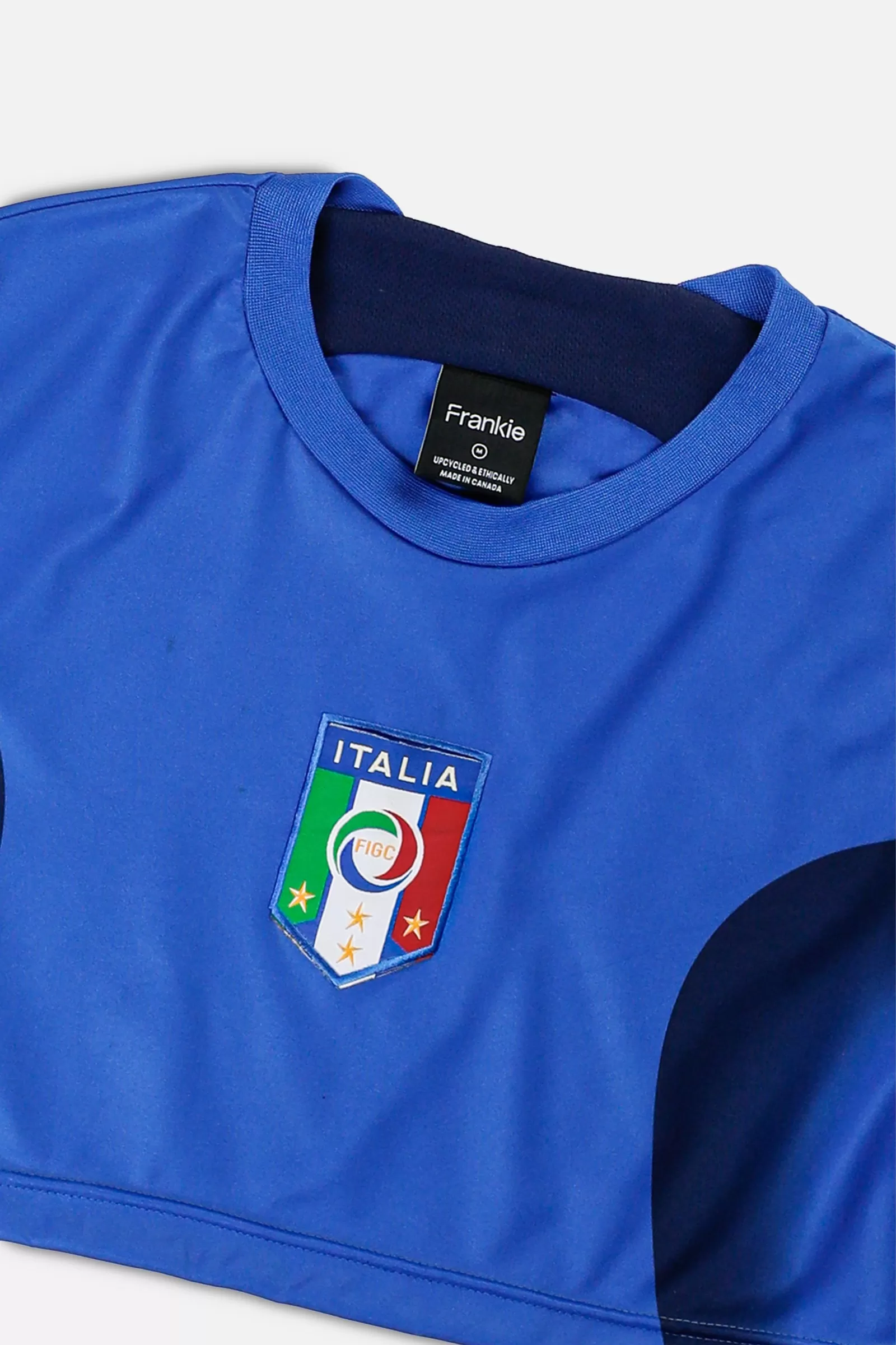 Rework Crop Italy Soccer Jersey - M