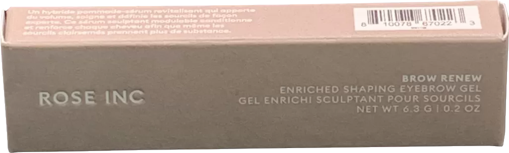 ROSE INC Brow Renew Enriched Tinted Shaping Gel 6.3g