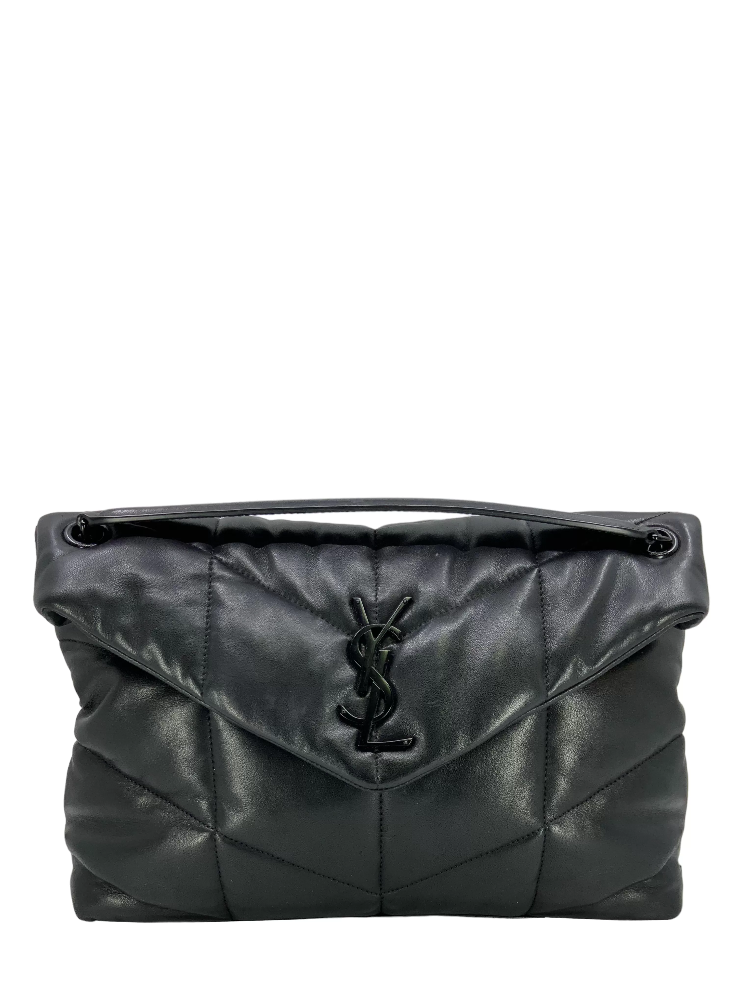 SAINT LAURENT MEDIUM PUFFER SHOULDER BAG