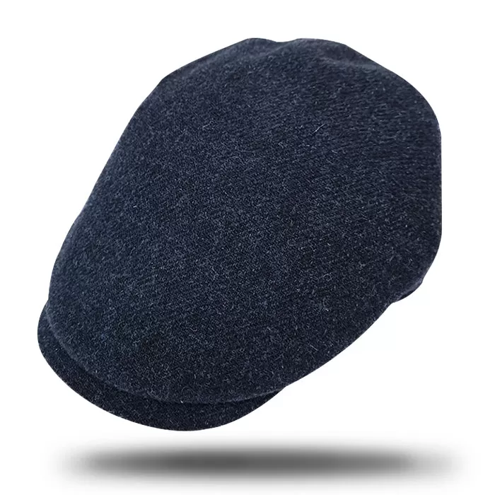 Shetland Wool Flat Cap-IT224