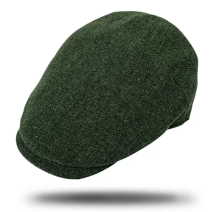 Shetland Wool Flat Cap-IT224