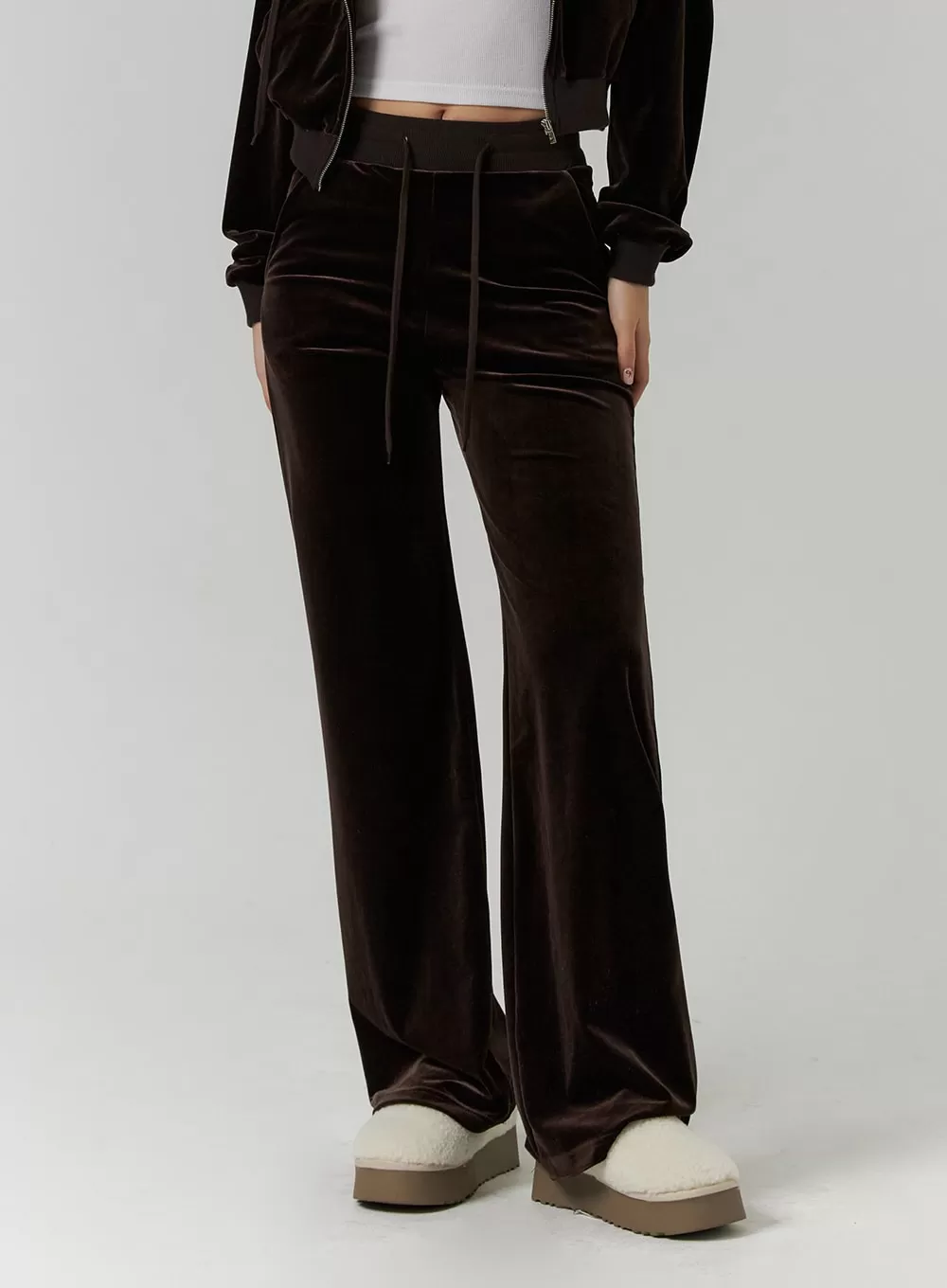 Slim Fit Velvet Pants CD314