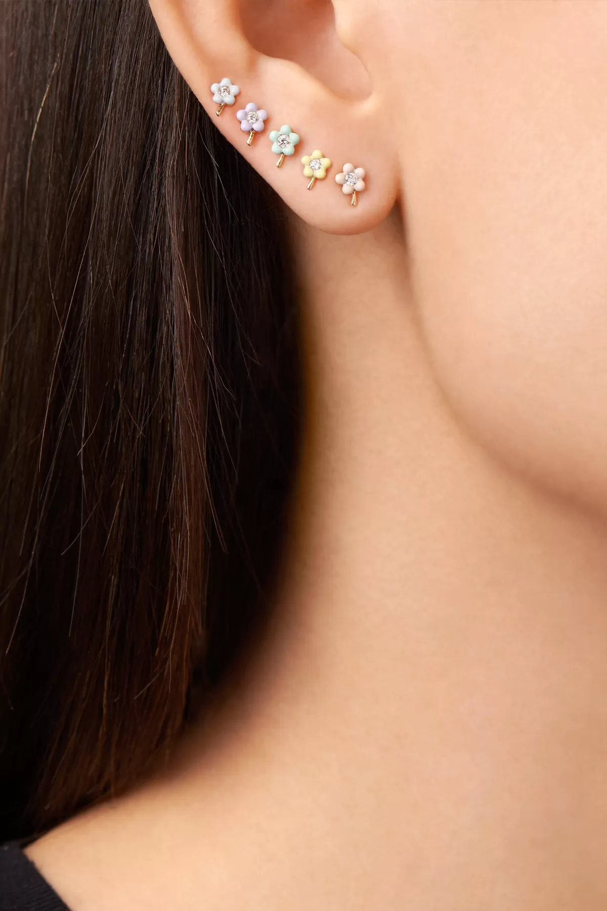 Small Flower Stud - In Stock