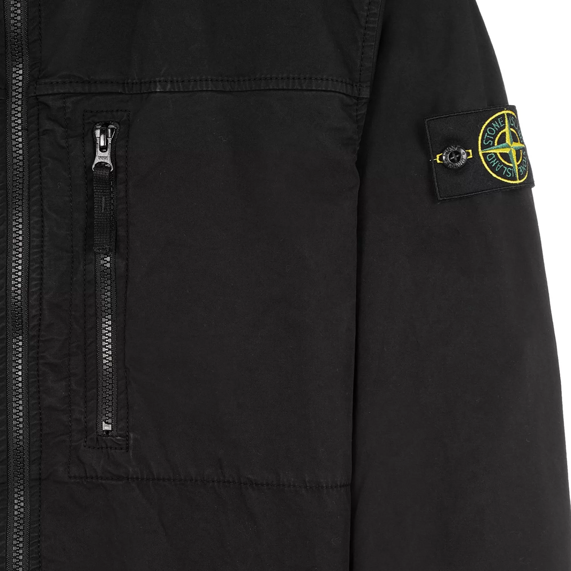 Stone Island Mens Supima Cotton Twill Stretch- TC Overshirt