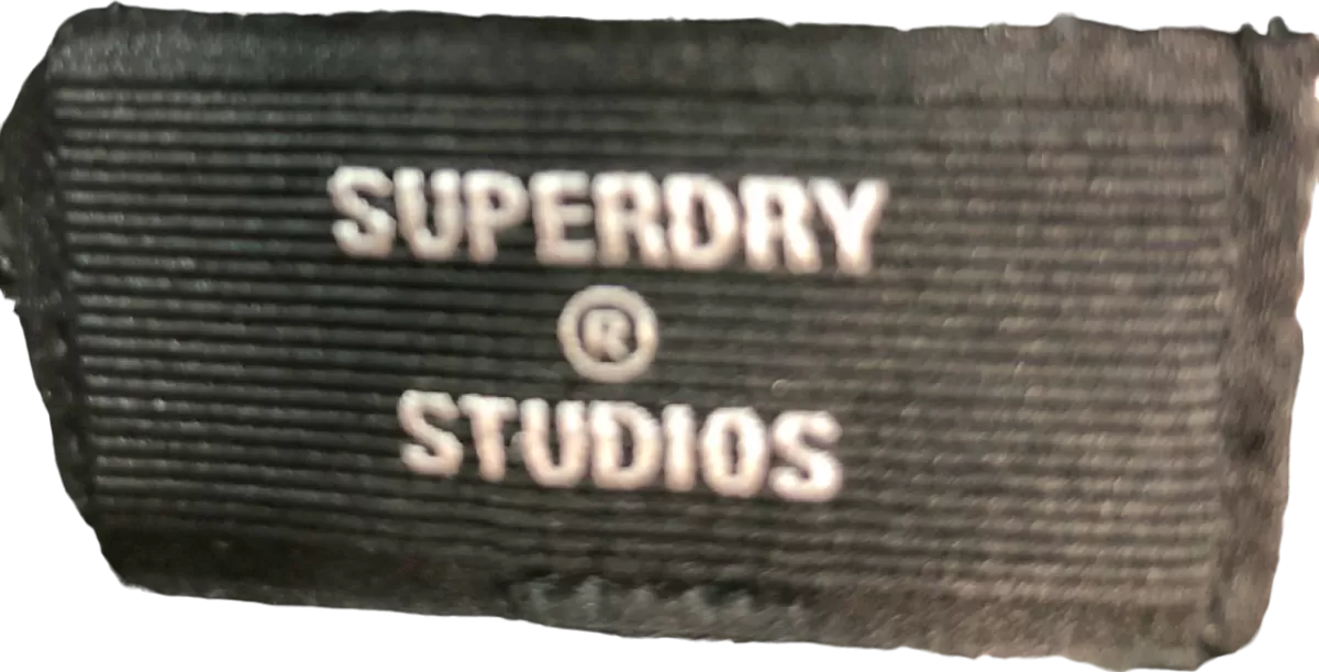 Superdry Gunmetal Studios Metallic Sweater UK Size 8