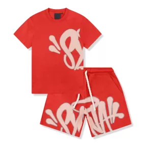 Syna World Logo Red T-Shirt & Shorts