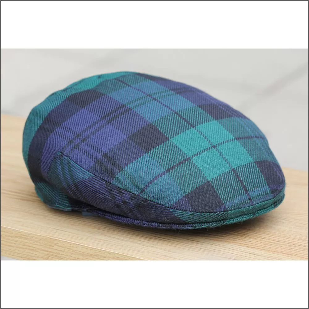 Tartan Cap Scottish Montrose Black Watch 