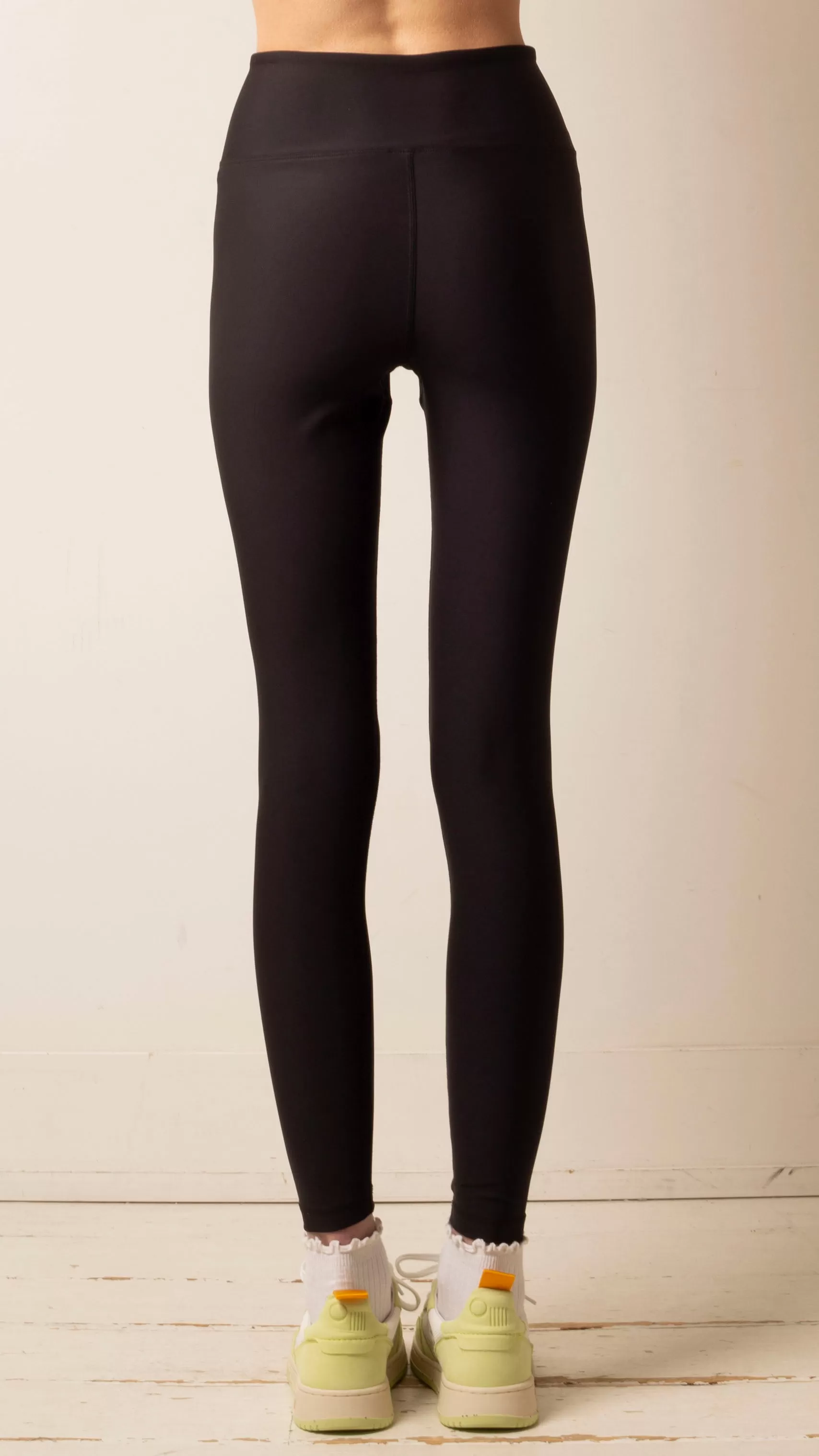 The Field Legging - Black/White