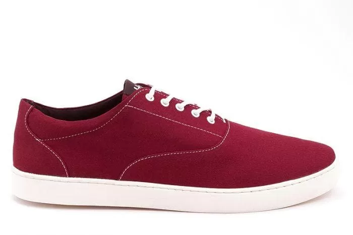 The Wave - Canvas sneaker from Ahimsa - red