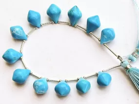 Turquoise Slanted Shape Drops