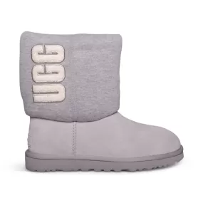 UGG Classic Short Fur Jersey Cozy Seal Boots - Women's