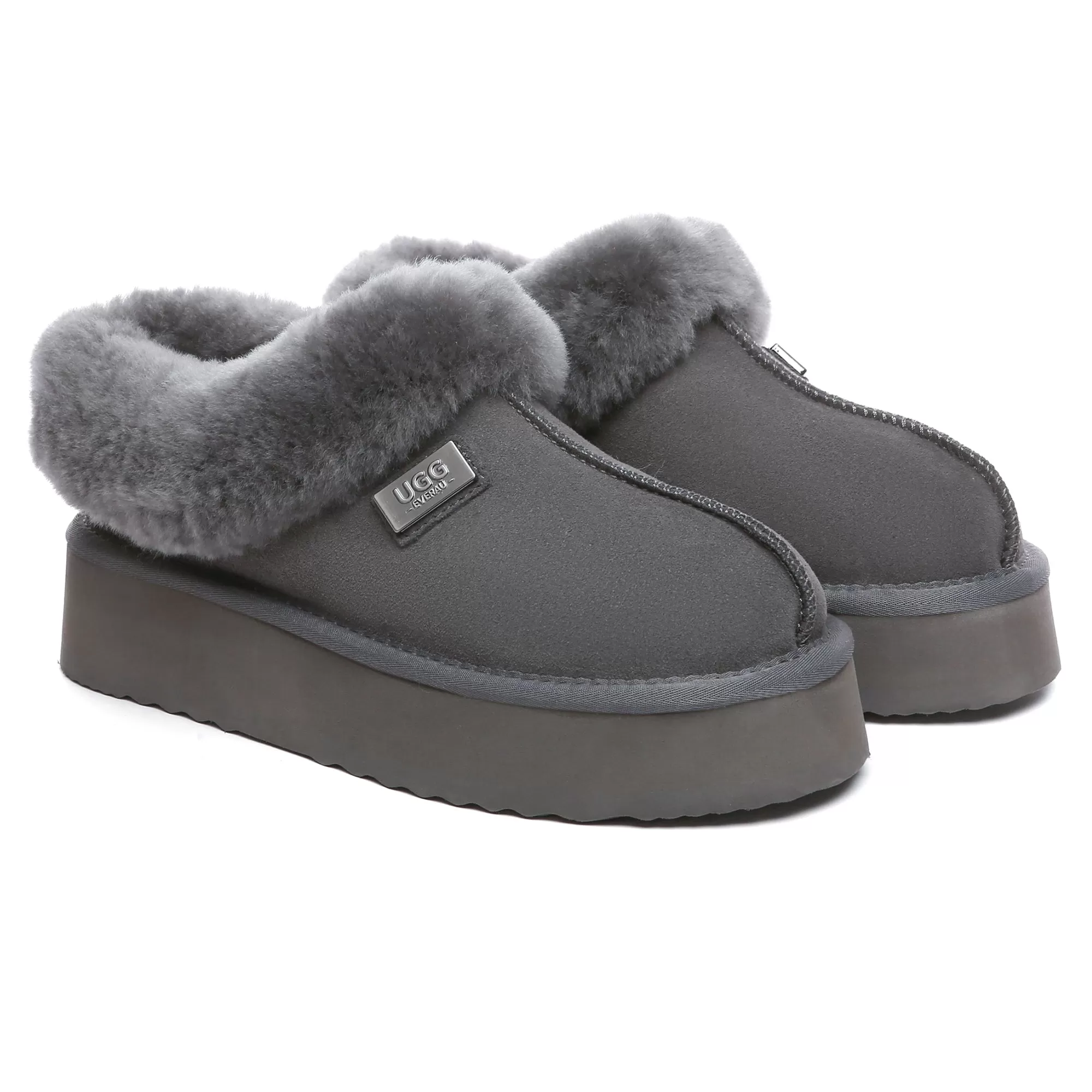 UGG Platform Ankle Slippers