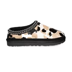 UGG Tasman Cow Print Black Slippers - Men's