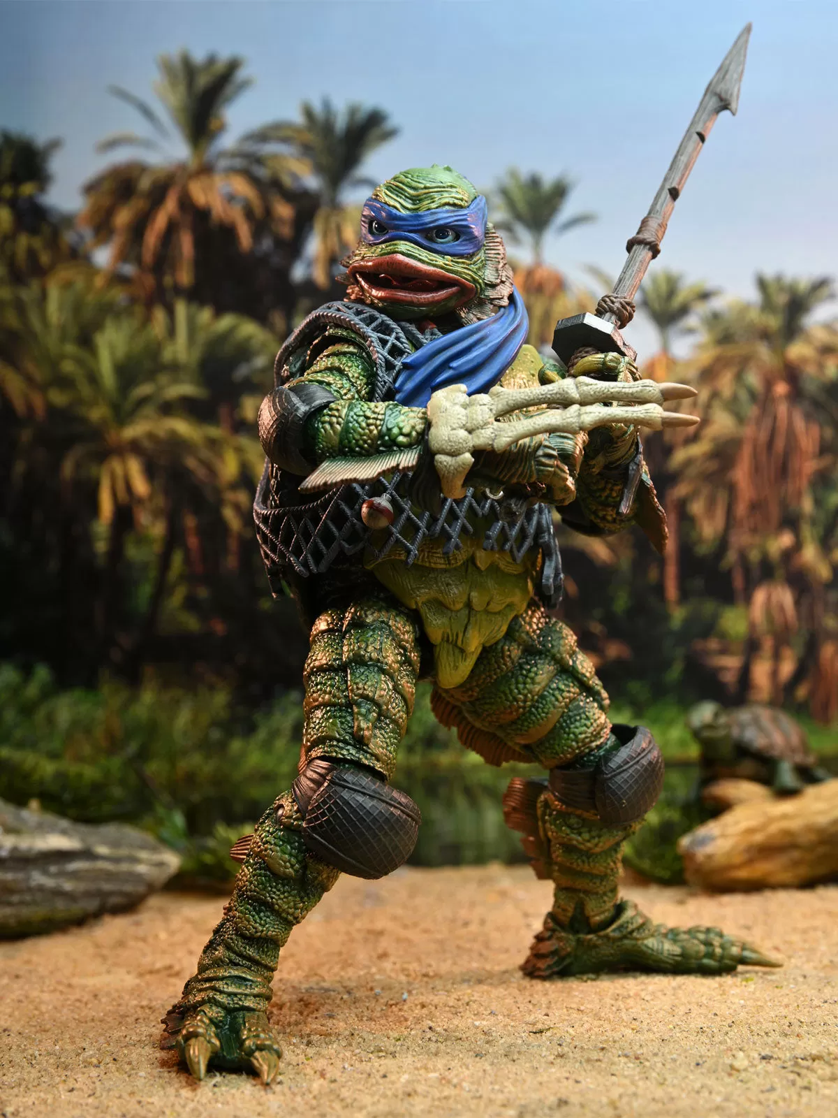 Ultimate Leonardo as the Creature from the Black Lagoon - 7 Action Figurine - Teenage Mutant Ninja Turtles X Universal Monsters - NECA Collectibles