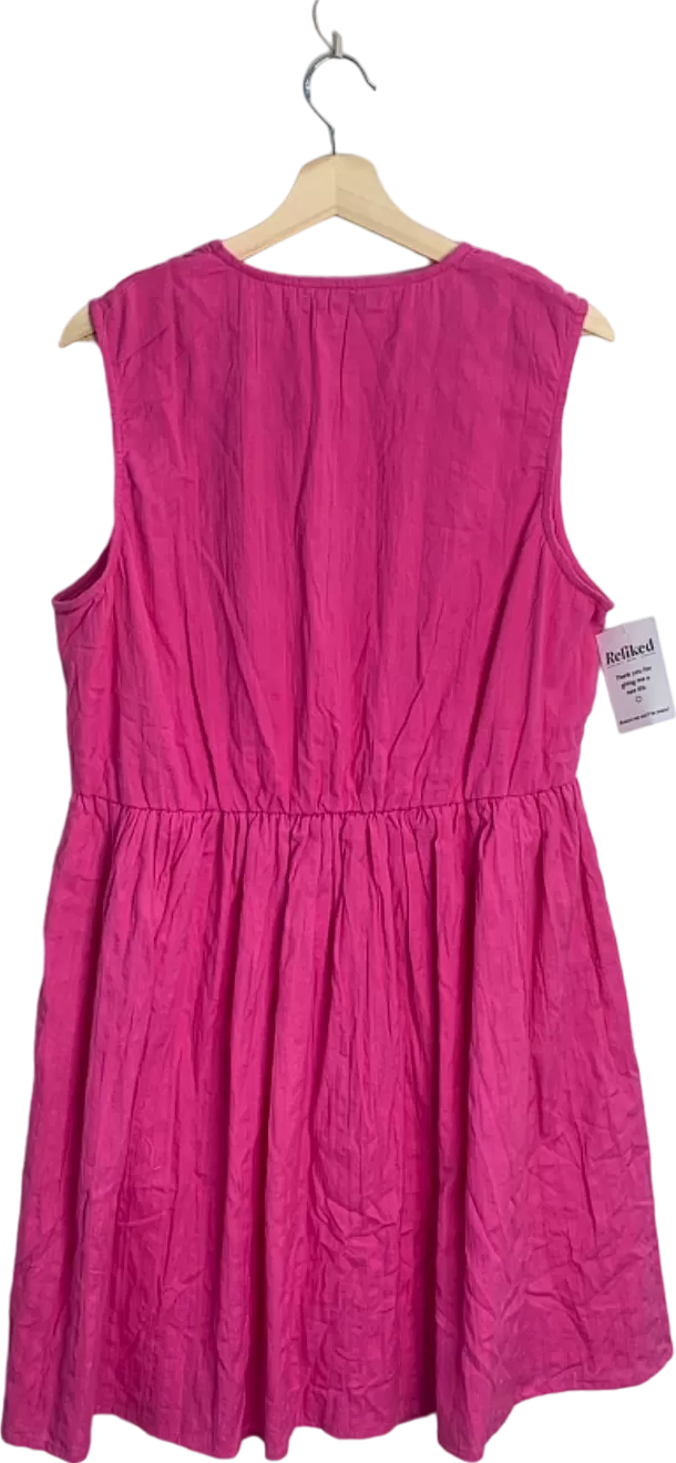 V by Very Pink Sleeveless Summer Dress UK 22