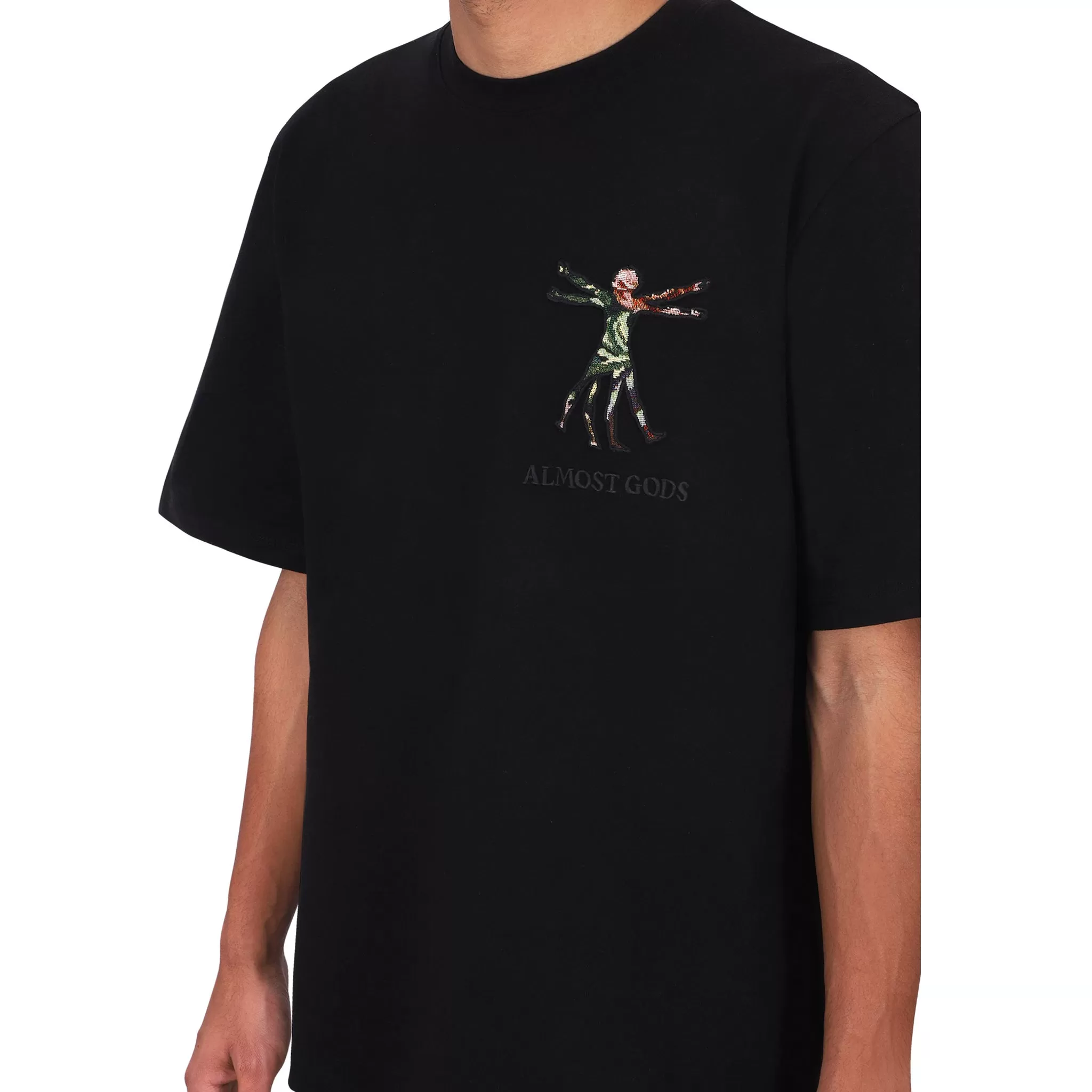 VENTRUVIAN JACQUARD TEE (BLACK)