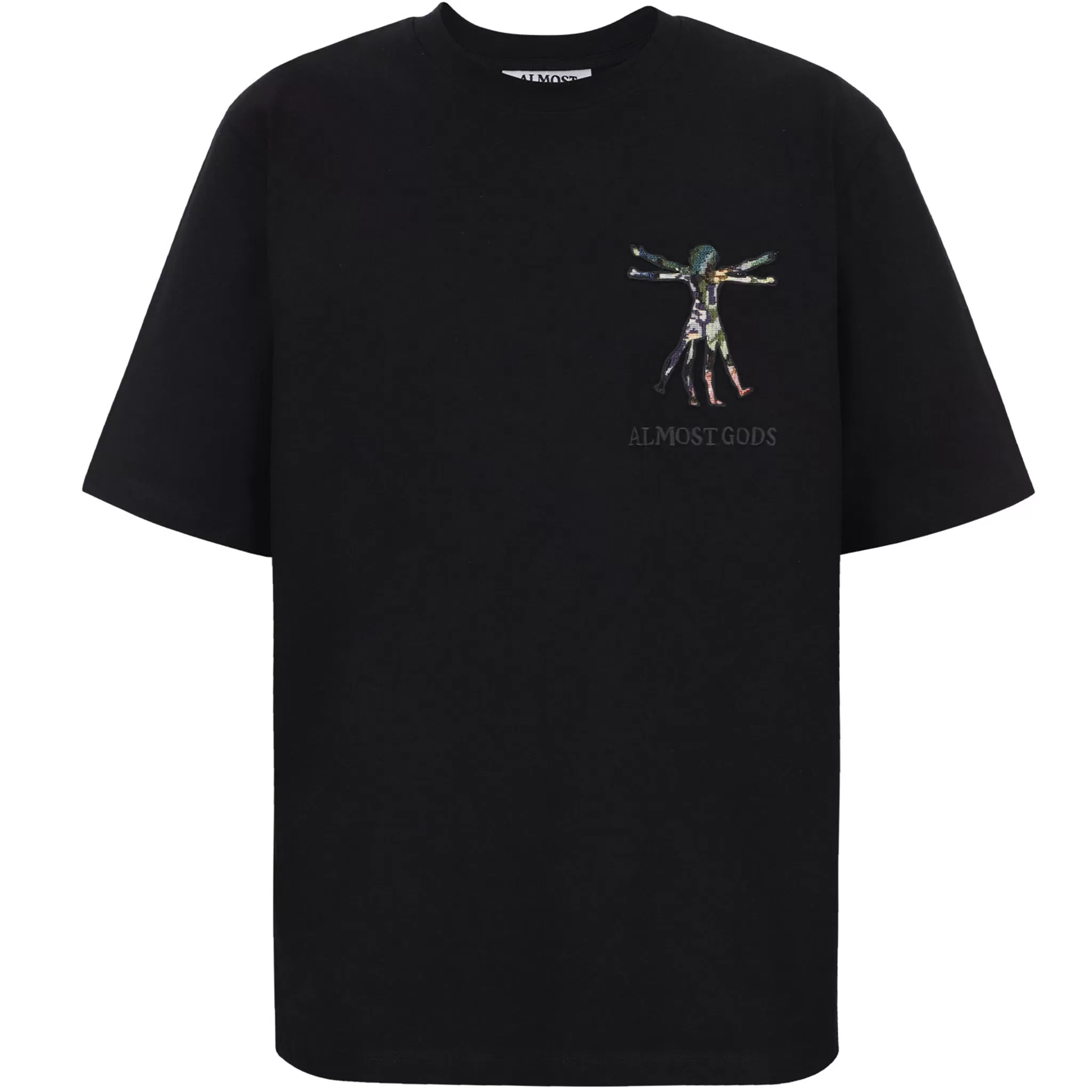 VENTRUVIAN JACQUARD TEE (BLACK)