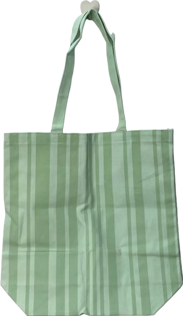 Vogue Green Stripe Tote Bag