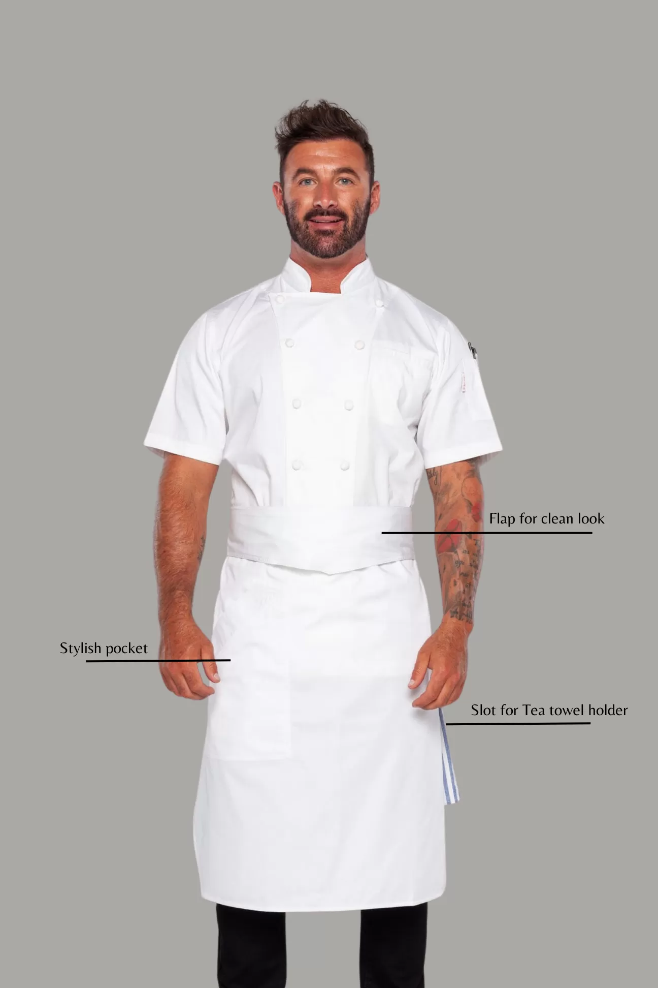 Waist Apron white