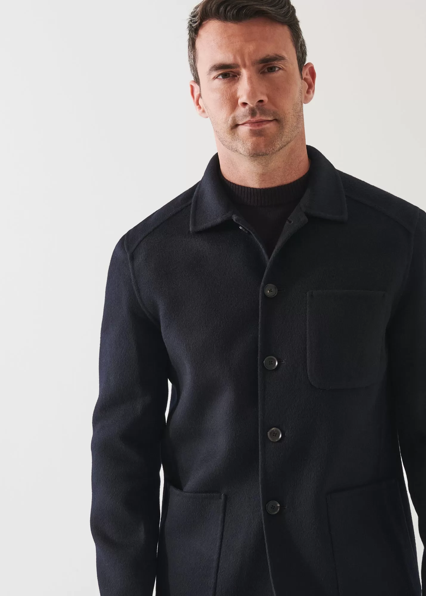 WOOL CASHMERE CHORE JACKET